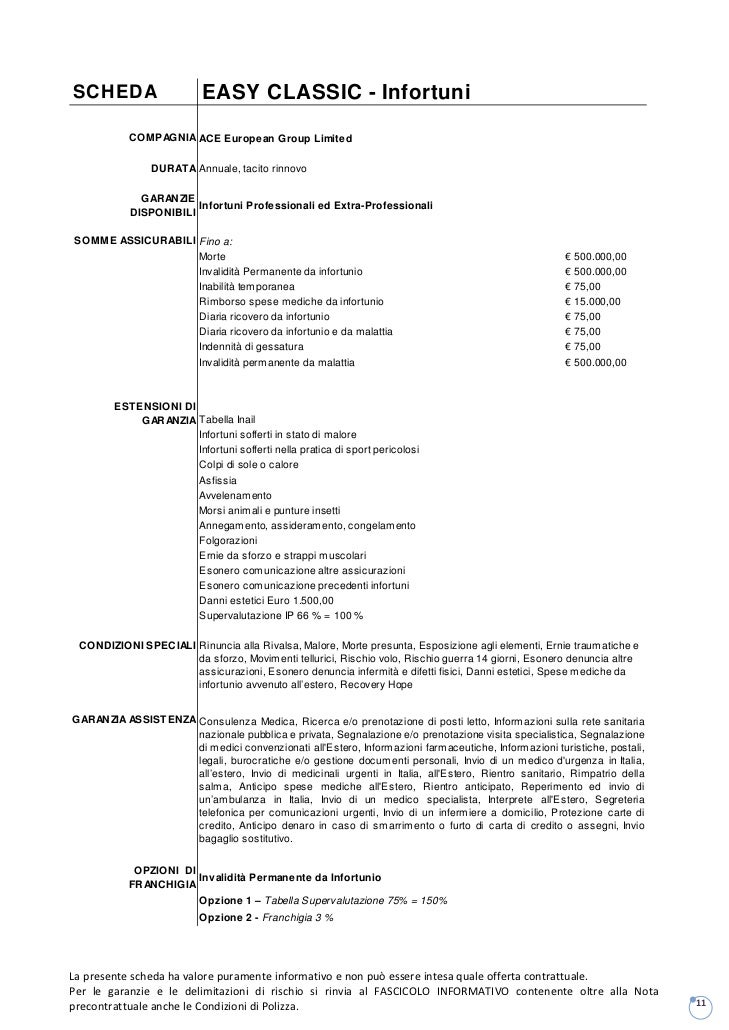 Programma assicurativo completo colap coordinamento libere associazio… Stato di polizza