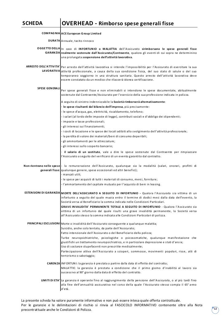 Programma assicurativo completo colap coordinamento libere associazio… Stato di polizza
