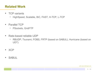 Tcp Udt Performance UDT | PPT