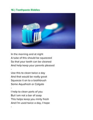 Toothpick Riddle 227 fun brain family friendly riddles | PDF
