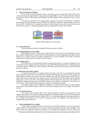 Economical and efficient technique for a static localized maximum sun ...