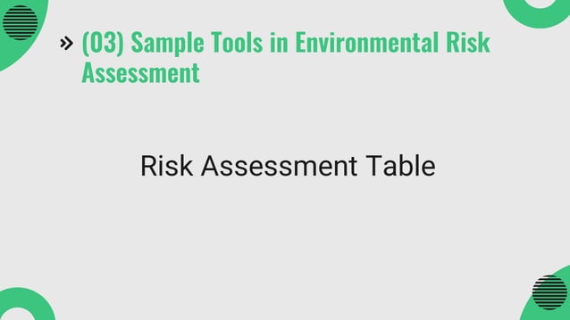 ENVIRONMENTAL RISK ASSESSMENT AND MANAGEMENT | PDF | Environmental ...