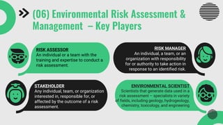 ENVIRONMENTAL RISK ASSESSMENT AND MANAGEMENT | PDF