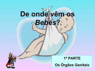 De onde vêm os
Bebés?
1ª PARTE
Os Órgãos Genitais
Carlos Alberto Marques Pereira
 