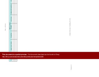 flevy__2281.xls
# Cycle Asepct to be Tested From Date To Date Test Team Estimated Time (Hrs) Actual Time (Hrs.)
1
2
3
4
BCP Test Plan
Version 2.0
Adaptive Processes Consulting Pvt. Ltd.
4 of 5
This document is a partial preview. Full document download can be found on Flevy:
http://flevy.com/browse/document/bcp-test-plan-template-2281
 