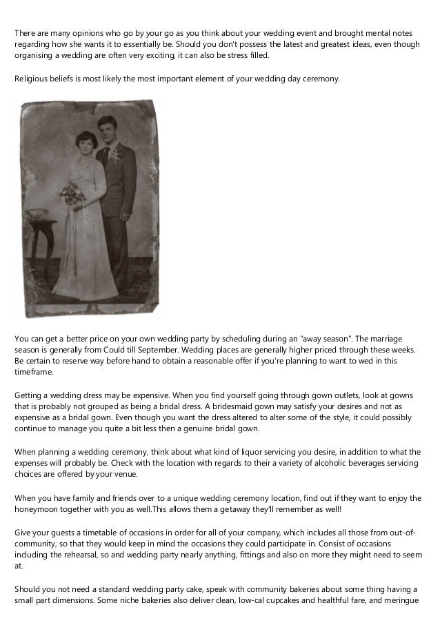 Plenty Of Wedding Ceremony Guidance For Brand New And Aged Benefits