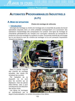 $UFKLWHFWXUH
,GHQWLILFDWLRQGHVHQWUpHVHWGHVVRUWLHV
ULWqUHVGHFKRL[G¶XQ$3,
3URJUDPPDWLRQHQPRGHOLJQHVG¶LQVWUXFWLRQV
7UDQVIHUWG¶XQSURJUDPPHYHUV$3,
,,0LFURFRQWU{OHXUV
3URJUDPPHHQODQJDJHpYROXp
D6WUXFWXUHG¶XQSURJUDPPH
E$OJRULWKPH
F,QVWUXFWLRQVVSpFLILTXHVDXFRPSLODWHXUXWLOLVp
1RWLRQVG¶LQWHUUXSWLRQ
D,QWHUUXSWLRQVXUO¶HQWUpH,175%
E,QWHUUXSWLRQSDUFKDQJHPHQWGHODFRPELQDLVRQELQDLUHGHV
 EURFKHV5%j5%
$SSOLFDWLRQVjEDVHGH3,
D*5$)(7
ERPSWDJH
FRPPDQGHG¶XQDIILFKHXU/'
G*HVWLRQG¶XQFODYLHU
HRQYHUVLRQDQDORJLTXHQXPpULTXH
I 0RGXODWLRQGH/DJHXUG¶,PSOXOVLRQ0/,RX3:0

) 26$
,GHQWL¿HUOHVpOpPHQWVGHGLDORJXHG¶XQVVWqPH
DXWRPDWLVpSLORWpSDU$3,

) 26$
7UDGXLUHXQJUDIFHWHQODQJDJHDXWRPDWH

) 26$
7UDQVIpUHUXQSURJUDPPHYHUVXQ$3,

) 26$
0HWWUHHQ°XYUHXQVVWqPHSLORWpSDU$3,

) 26$
'pFULUHOHIRQFWLRQQHPHQWG¶XQVVWqPHSDUDOJRULWKPH

) 26$
7UDGXLUHXQDOJRULWKPHHQSURJUDPPHHQODQJDJHpYROXp

) 26$
(ODERUHUXQSURJUDPPHVSpFL¿TXHjXQHDSSOLFDWLRQj
EDVHGHPLFURFRQWU{OHXUV

) 26$
7UDQVIpUHUXQSURJUDPPHYHUVXQPLFURFRQWU{OHXU
 