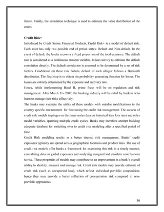 project on credit-risk-management | PDF