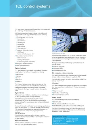 TCL Control Systems | PDF | Technology & Computing