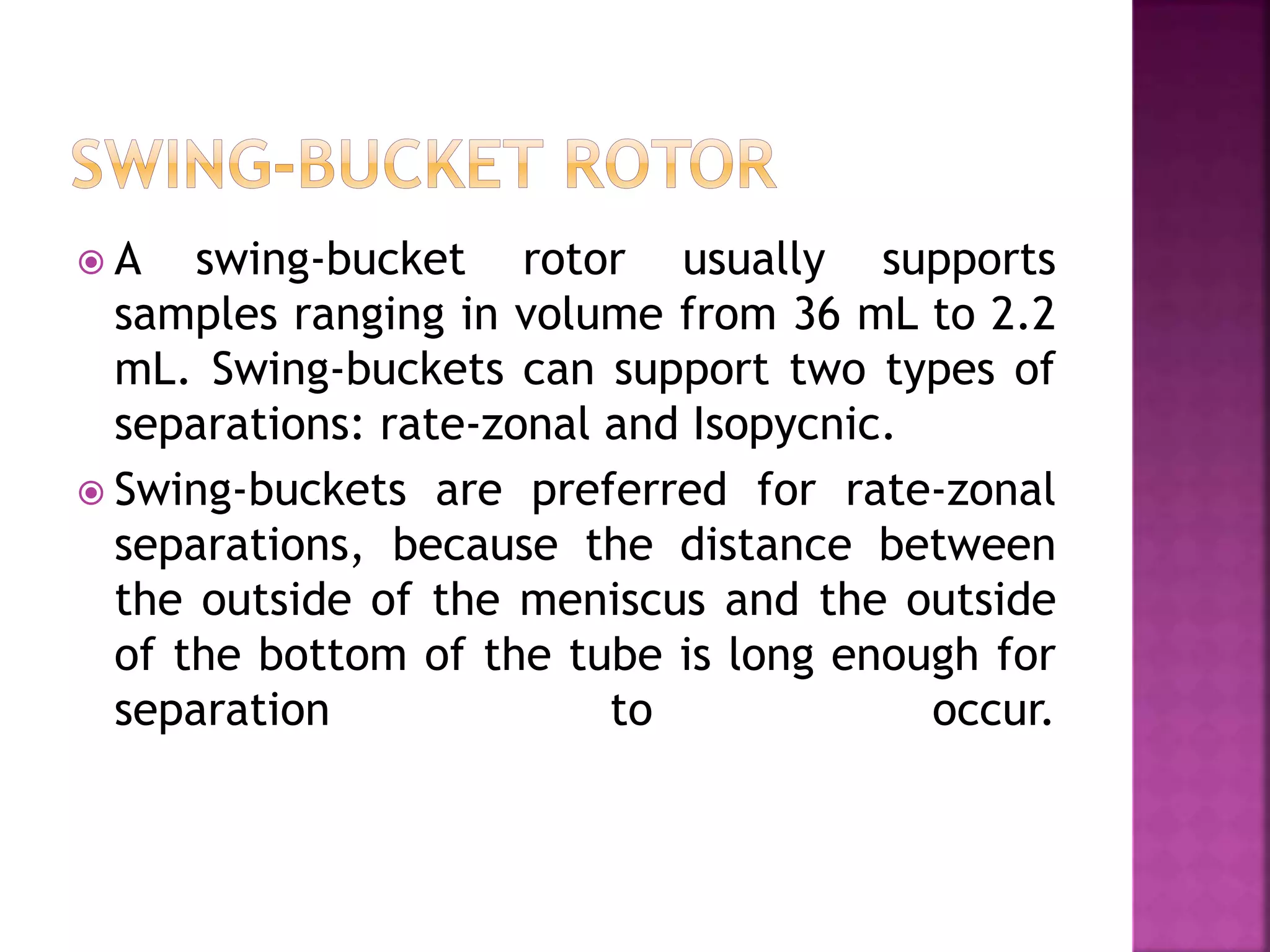 What Is Zonal Rotor Centrifugation | PPTX