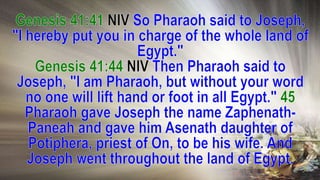 229-230 Joseph Opening the Storehouses-I will be Surety for Him