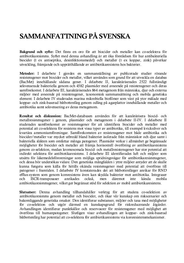 Phd thesis sweden