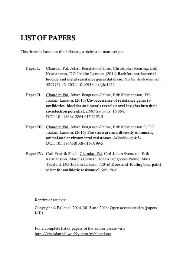 Phd thesis in sweden