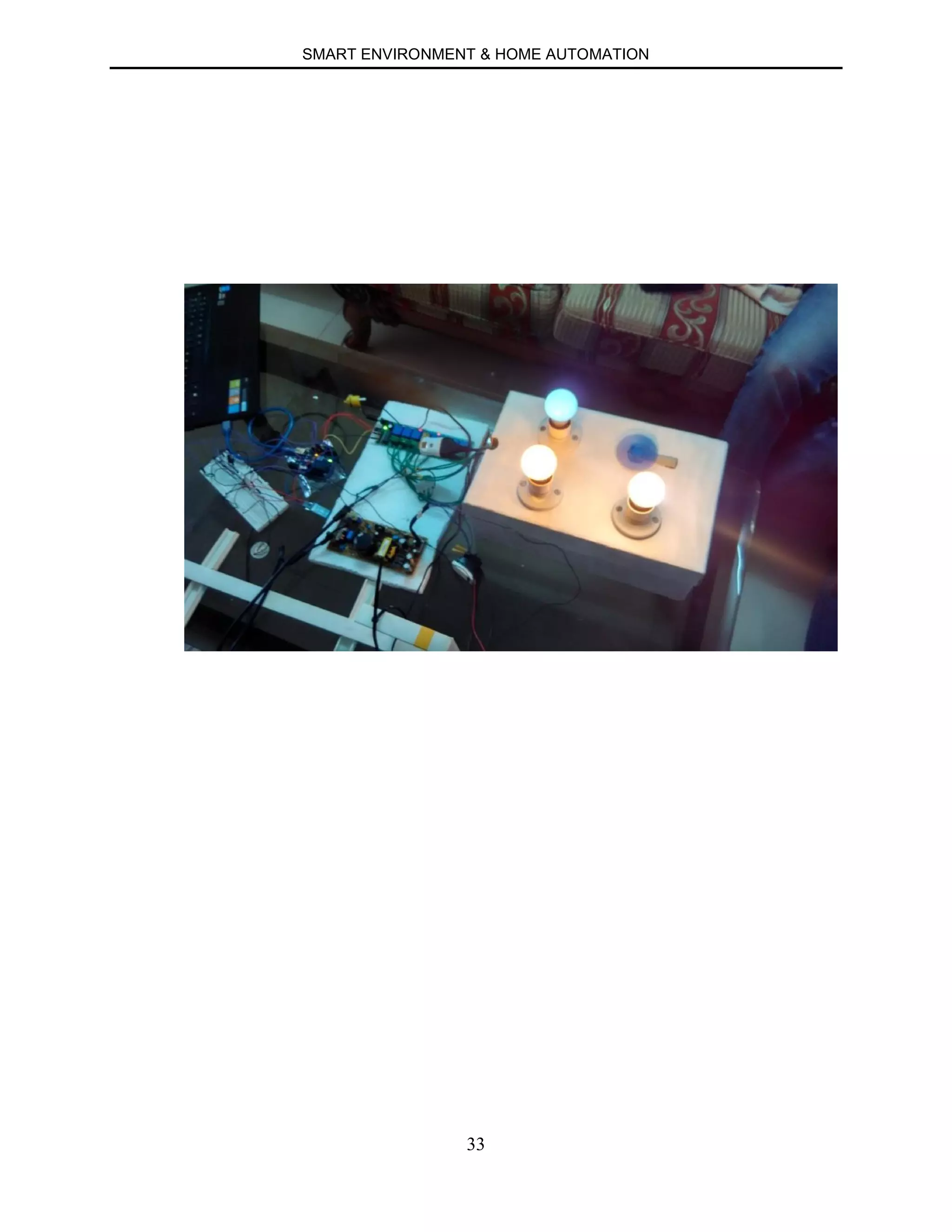 SMART ENVIRONMENT & HOME AUTOMATION
33
 