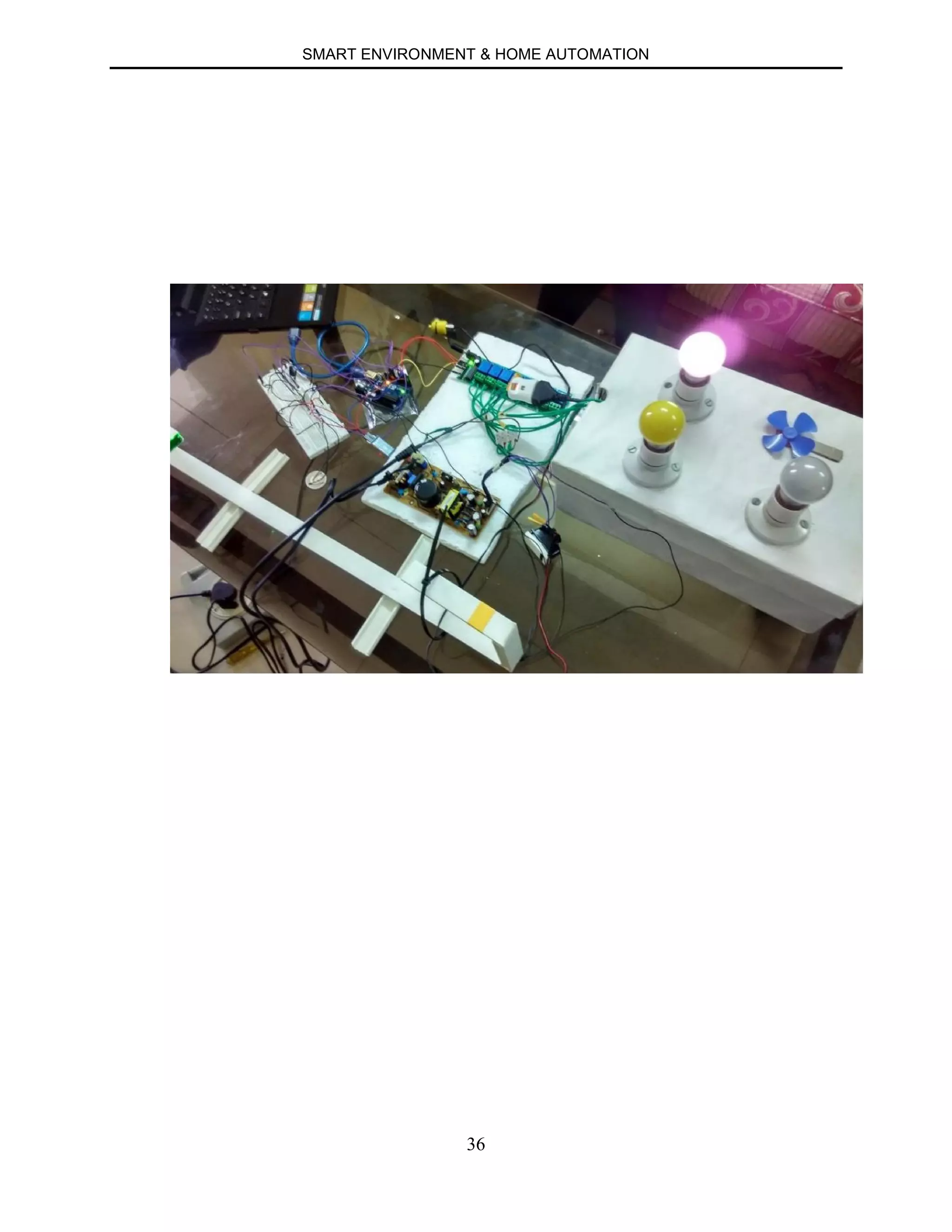 SMART ENVIRONMENT & HOME AUTOMATION
36
 