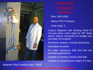 Humming Prototype Products and Prototypes 1999-2012 | PDF