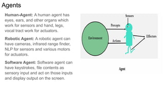 Artificial Intelligence in agent and Environment | PPTX