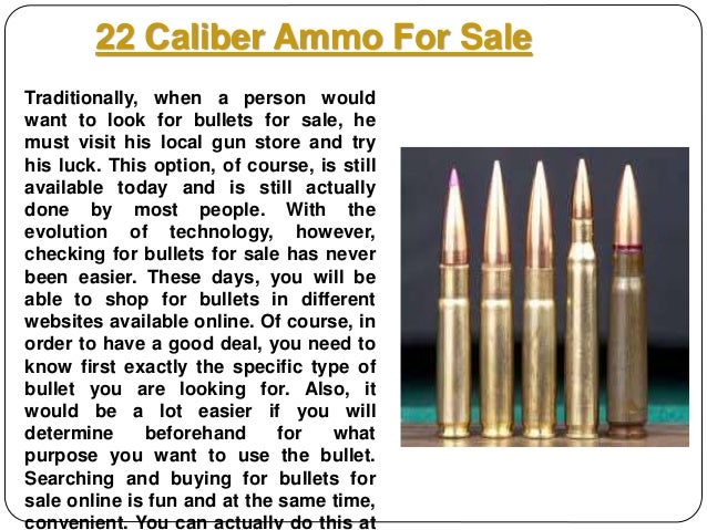 22 Ammo For Sale