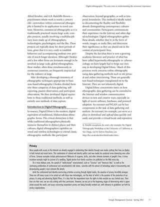 Digital ethnography | PDF