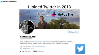 @EMARIANOMD
I Joined Twitter in 2013
 