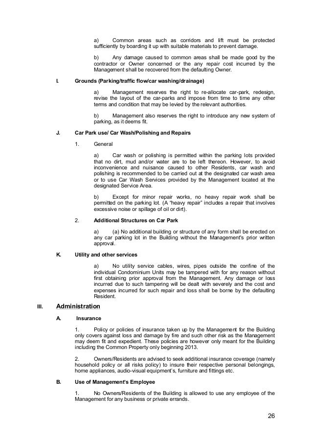 Sample Of House Rules For Tenants