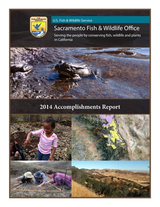 2014 Accomplishments Report
U.S. Fish & Wildlife Service
Sacramento Fish & Wildlife Office
Serving the people by conserving fish, wildlife and plants
in California
 