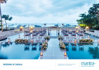 Jalan Pratama No. 95, Tanjung Benoa, Nusa Dua
Bali 80363 • Phone +62 361 775 216WEDDING AT SAKALA
 