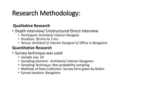 Daikin Internship | PPTX