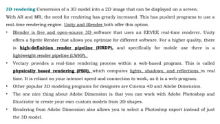 22CDH01-UNIT-II Immersive Design for 3D | PPTX