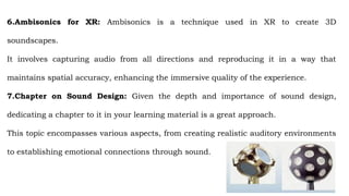 22CDH01-UNIT-II Immersive Design for 3D | PPTX