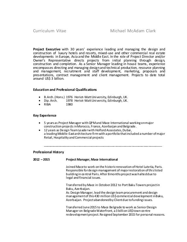 Master of ceremonies resume image