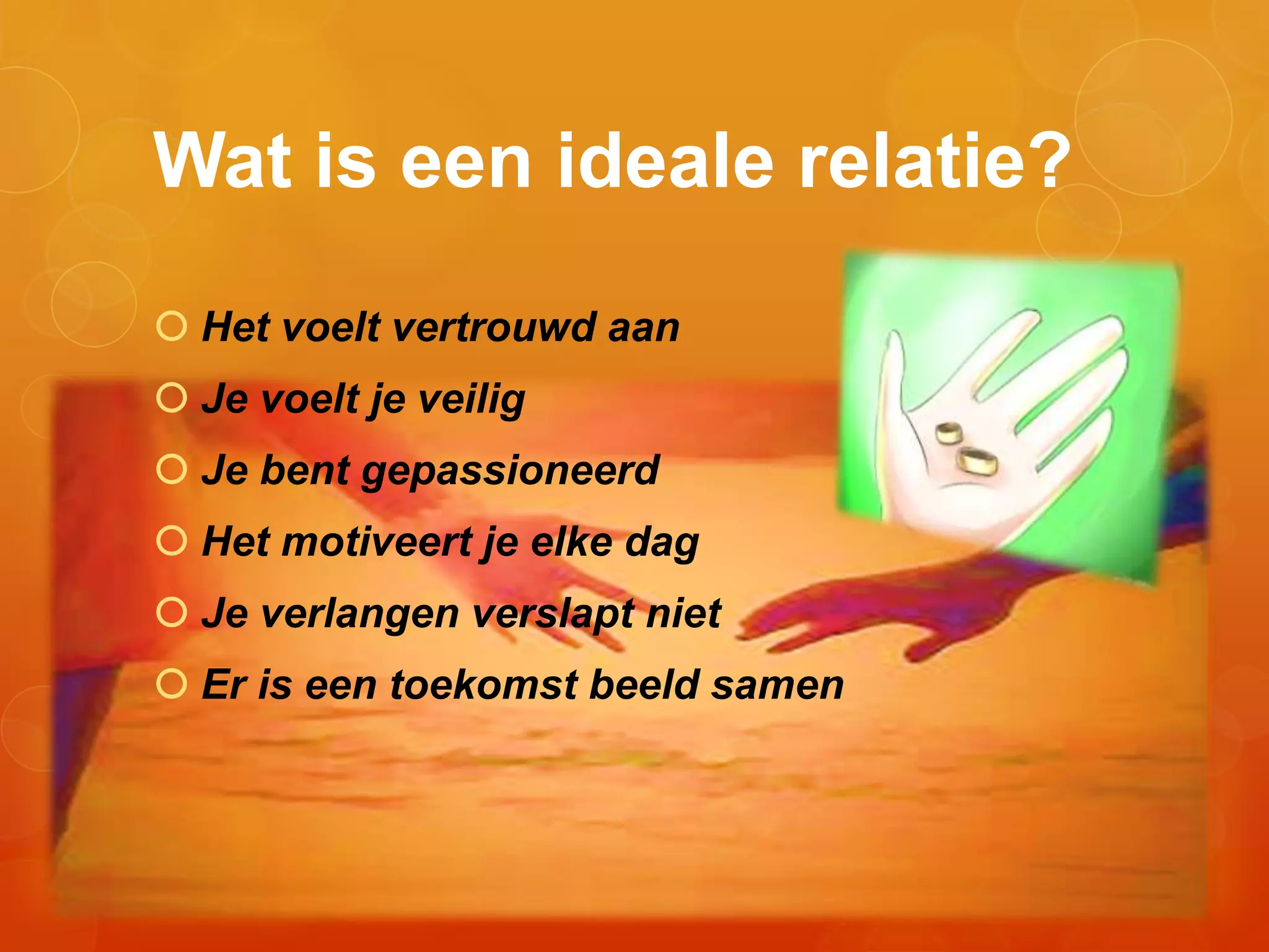 De ideale relatie | PPTX