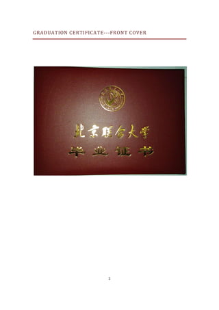 2
GRADUATION CERTIFICATE---FRONT COVER
 