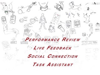 Pe r f o r m a n c e Re v i e w
Li v e Fe e d b a c k
So c i a l Co n n e c t i o n
Ta s k As s i s ta n t
 