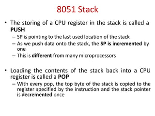 22EC502-Unit-2- INTRODUCTIONT OF 8051 MICROCONTROLLER | PDF