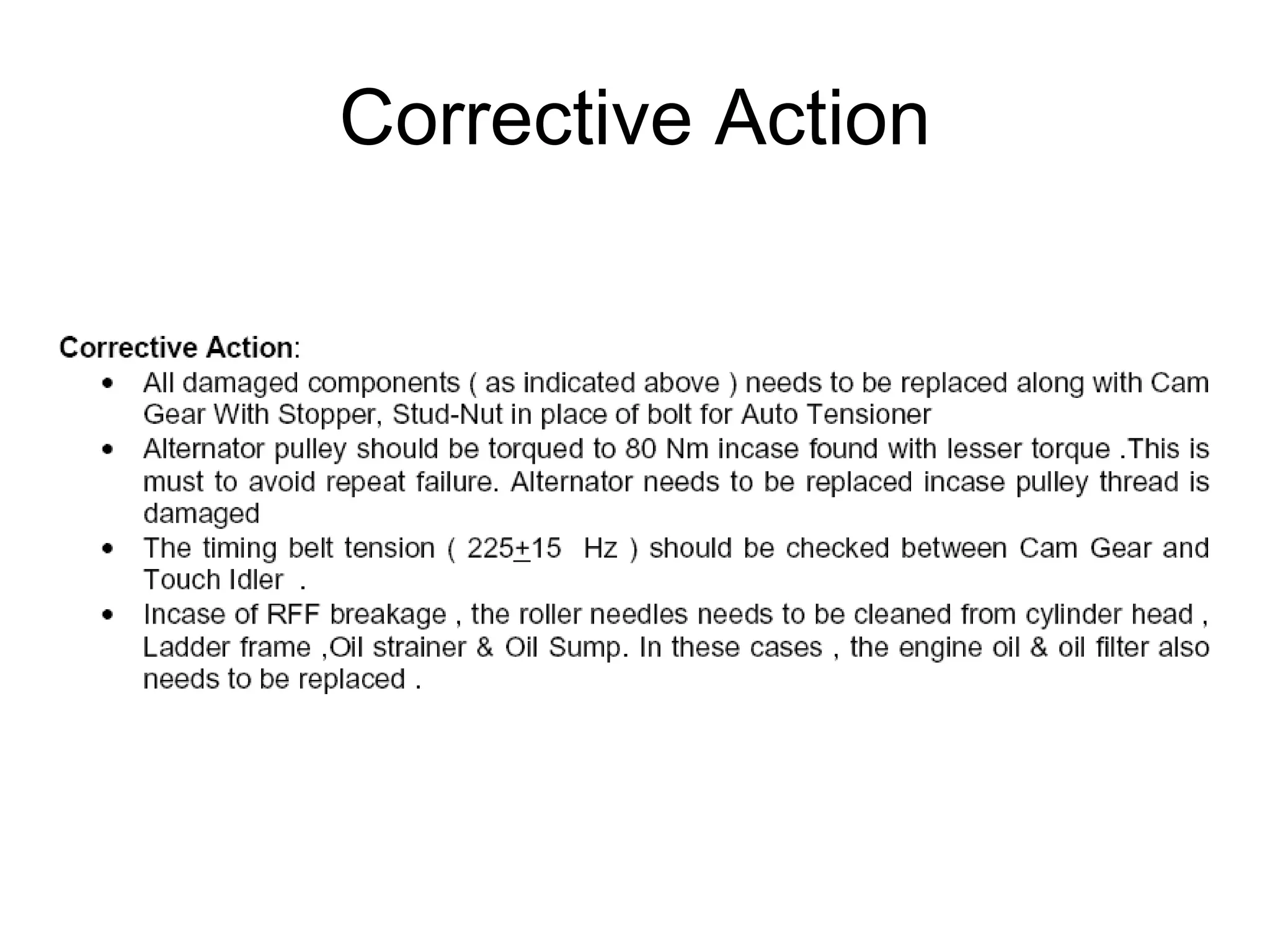 Corrective Action 