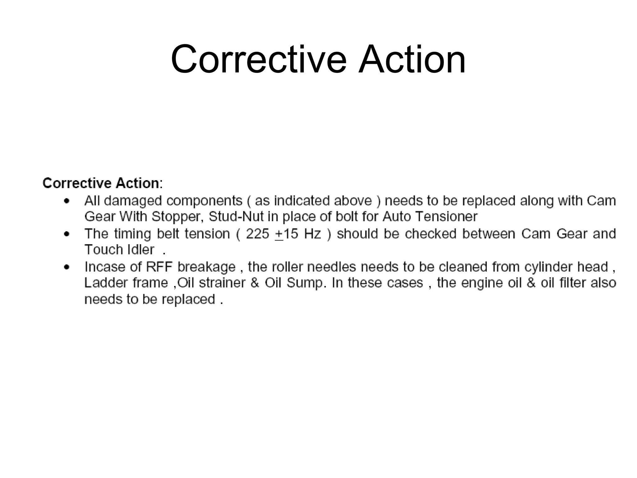 Corrective Action 