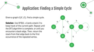 22 Graph Traversals Slides for Data structures and algorithms | PDF