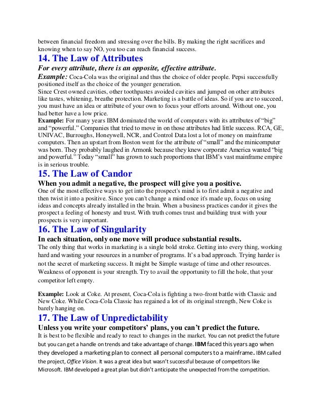 are the 22 immutable laws of marketing still relevant are the 22 immutable laws of marketing still relevant