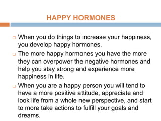 Increase your happiness to improve your mental health | PPT