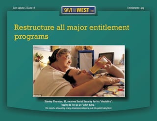 SaveTheWest’s Economic recommendations
