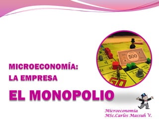 Microeconomía
MSc.Carlos Massuh V.
 