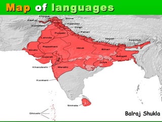 MapMap ofof languageslanguages
 