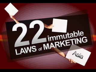 22immutable LAWS of MARKETING Asia 