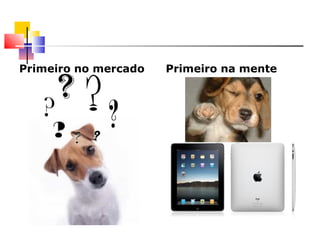 Primeiro no mercado Primeiro na mente
 