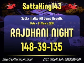 FIX SATTA MATKA TIPS | KALYAN MATKA | PPT