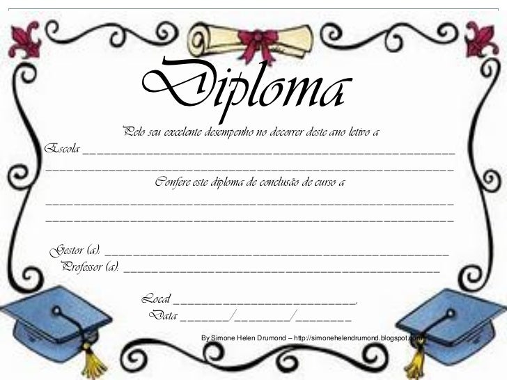 Modelos de diploma
