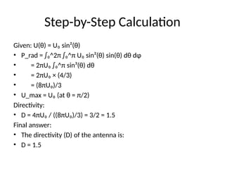 antenna and wave propagation presentation of one topic | PPTX