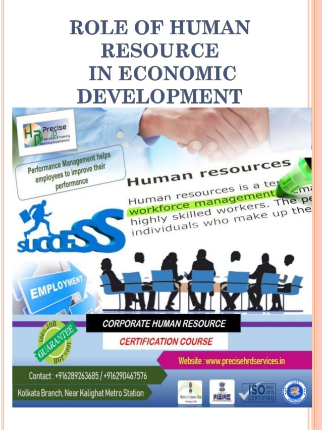HUMAN RESOURCE IN ECONOMIC DEVELOPMENT