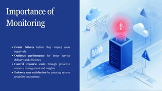 Overview of Monitoring : The Continuous Process of Observing, Tracking ...